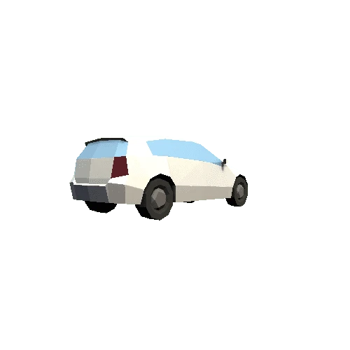 PaperCarsSUV2DayWhite Variant